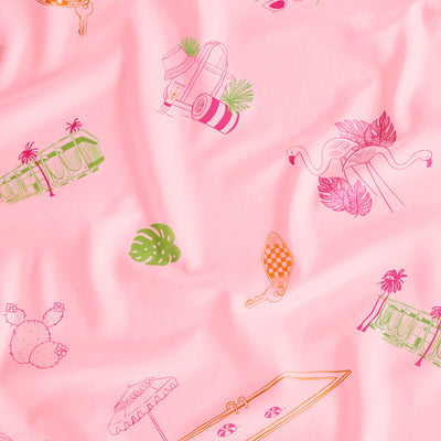 Palm Royale Tablecloth - washable tablecloth