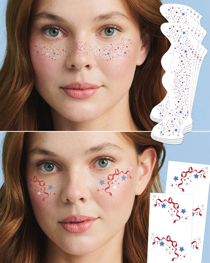 Fourth of July Freckle Tattoos - 16 tattoos