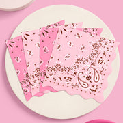 Cowgirl Napkins - 24 napkins + 2 designs
