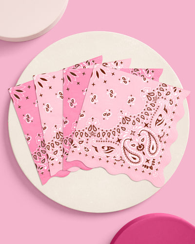 Cowgirl Napkins - 24 napkins + 2 designs