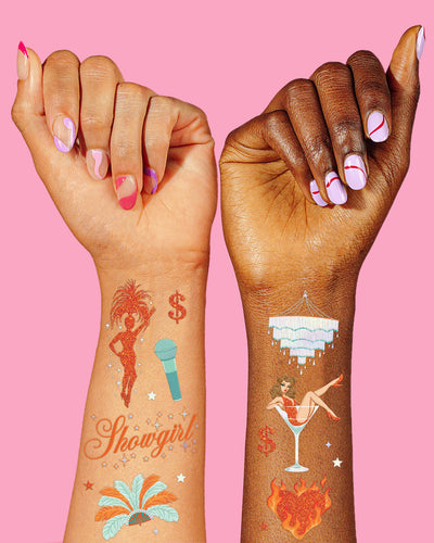 Showgirl Tats - 64 temporary tattoos