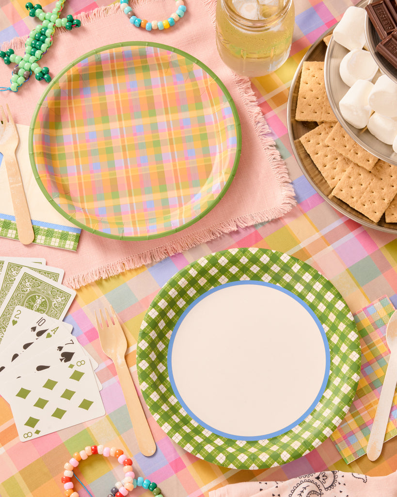 Summer Camp Plates - 24 paper plates – xo, Fetti