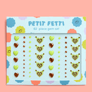 Swamp Girl Gem Set - 62 adhesive face gems