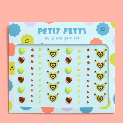 Swamp Girl Gem Set - 62 adhesive face gems