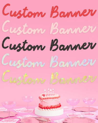 Vacation Custom Banner - customizable banner