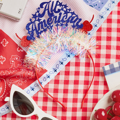 All American Headband - patriotic hair accessory
