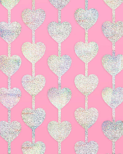 Shimmer Heart Curtain Bundle
