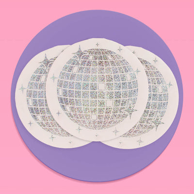Shimmer Disco Pack - tablecloth, plates + napkins