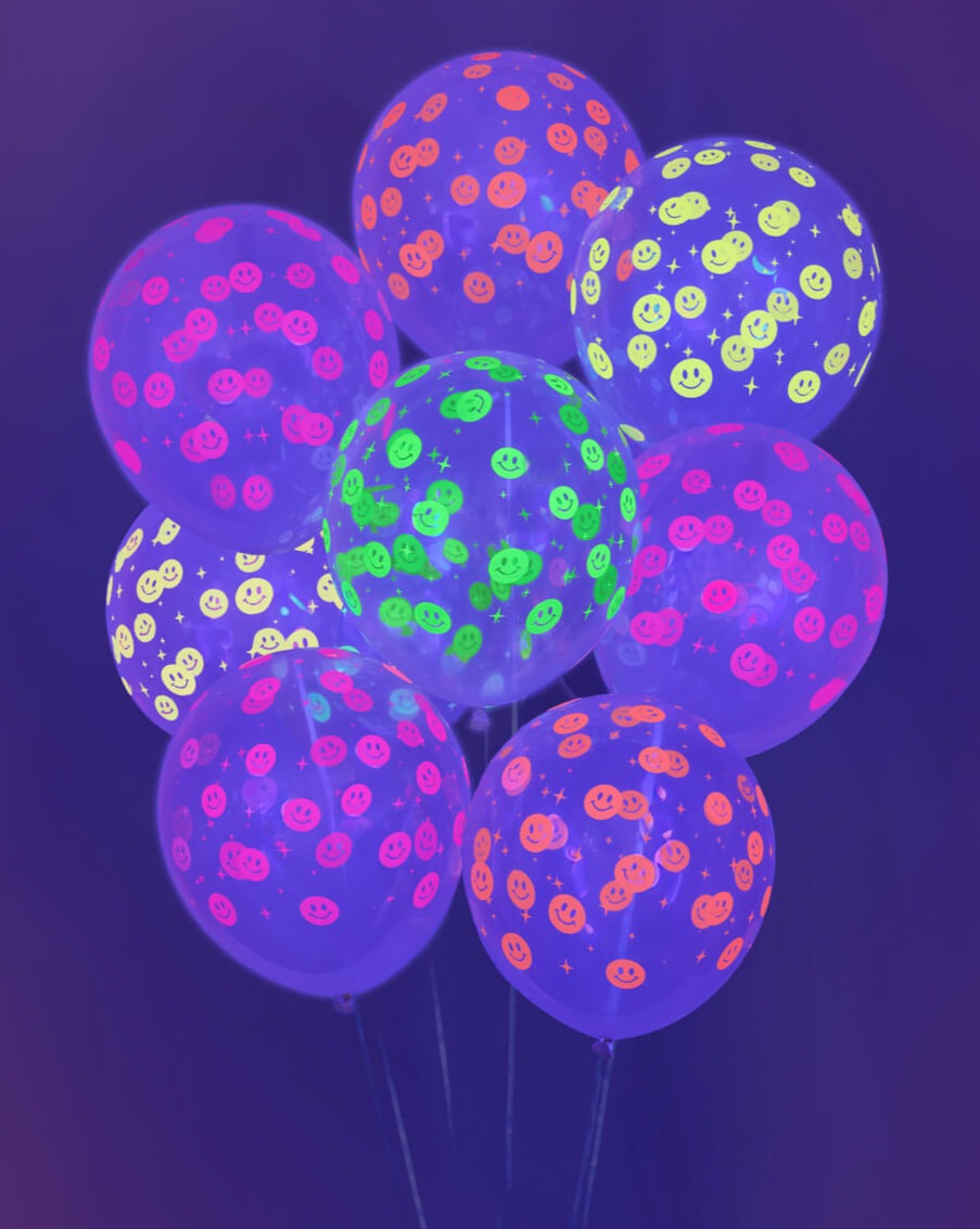 Rave Girl Glo Pack - 24 neon balloons