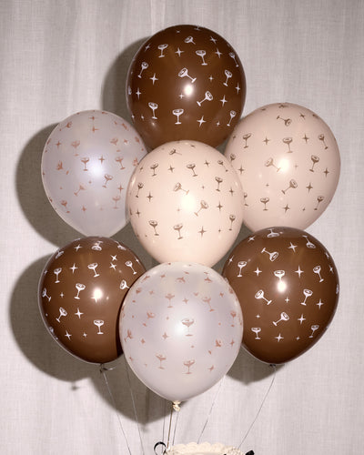 Espresso Martini Pack - 24 latex balloons