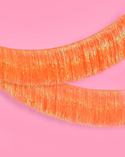 Showgirl Fringe Banner - iridescent banner