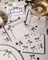 Little Black Bow Napkins - 24 paper napkins