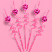 Pink Disco Straws Bundle