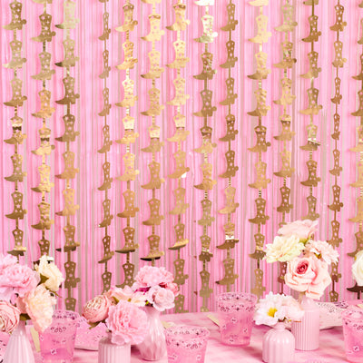 Gold Rush Curtain - gold foil curtain