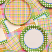 Summer Camp Trio - plates, napkins + tablecloth