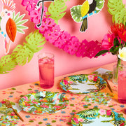 Tropical Bundle - banner, plates, napkins, + confetti
