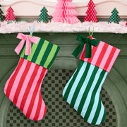 Striped Stocking Set - 2 pieces
