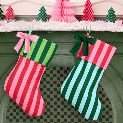Striped Stocking Set - 2 pieces
