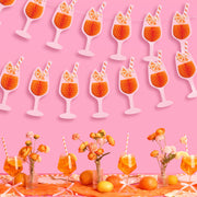 Spritz Accordion Banner - orange party banner