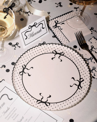 Little Black Bow Plates Bundle