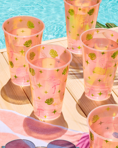 Palm Royale Cups - 16 plastic cups