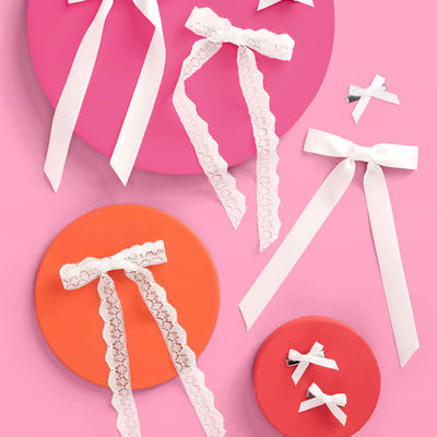 Tying the Knot Bow Set - set of 8 hair bows