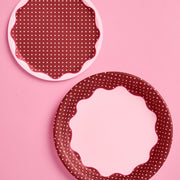 Wine Not Plate Set - 32 polka dot plates
