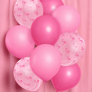 Flamingo Pink Balloons - 24 latex balloons
