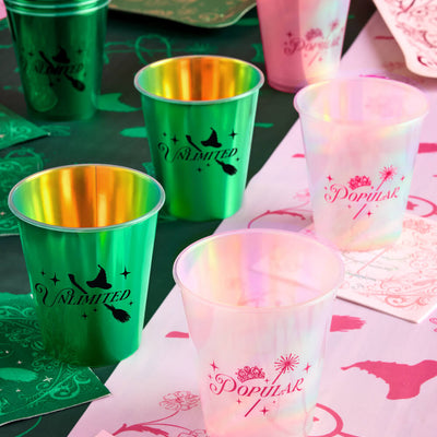 Emerald City Cups - 16 plastic cups
