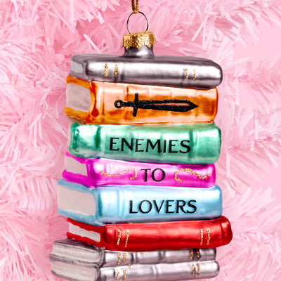Enemies to Lovers Ornament - glass ornament