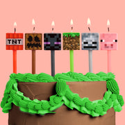 Pixel Candles - set of 6