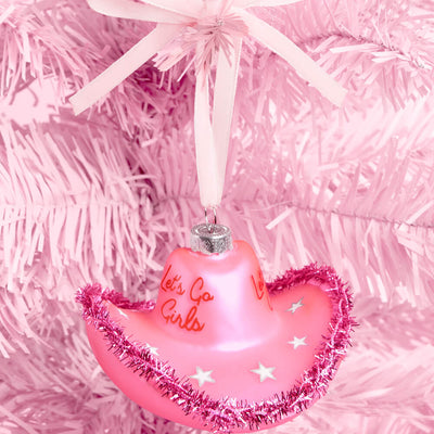 Let's Go Girls Ornament - glass ornament