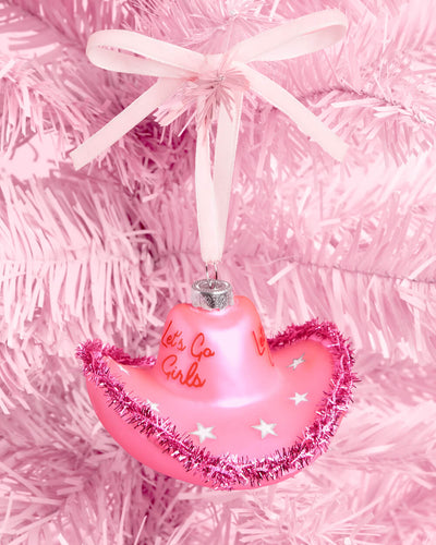 Let's Go Girls Ornament - glass ornament