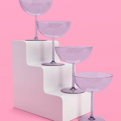 It's Disco, Baby! Coupe Set - 4 plastic glasses