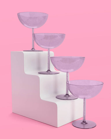 It's Disco, Baby! Coupe Set - 4 plastic glasses