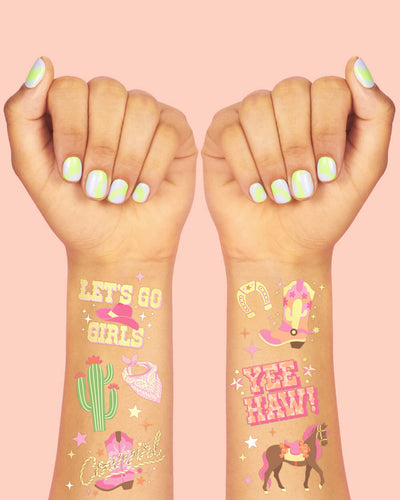 Cowgirl Tats - 100 temporary tattoos