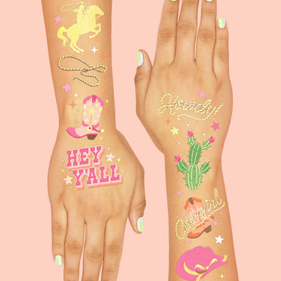 Cowgirl Tats - 100 temporary tattoos