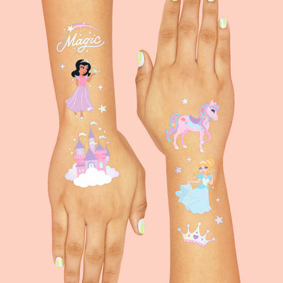 Princess Tats - 46 temporary tattoos