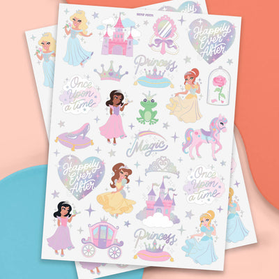 Princess Tats - 46 temporary tattoos