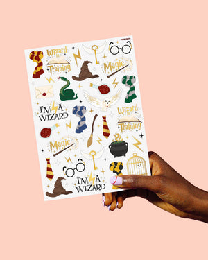 Wizard Tats - 56 temporary tattoos