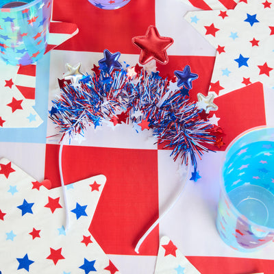 Stars & Stripes Headband - fringe + stars