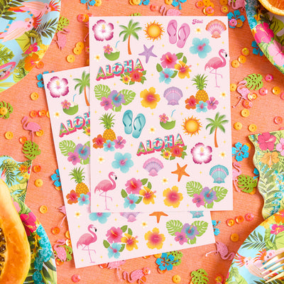 Tropical Tattoos - 74 temporary tattoos