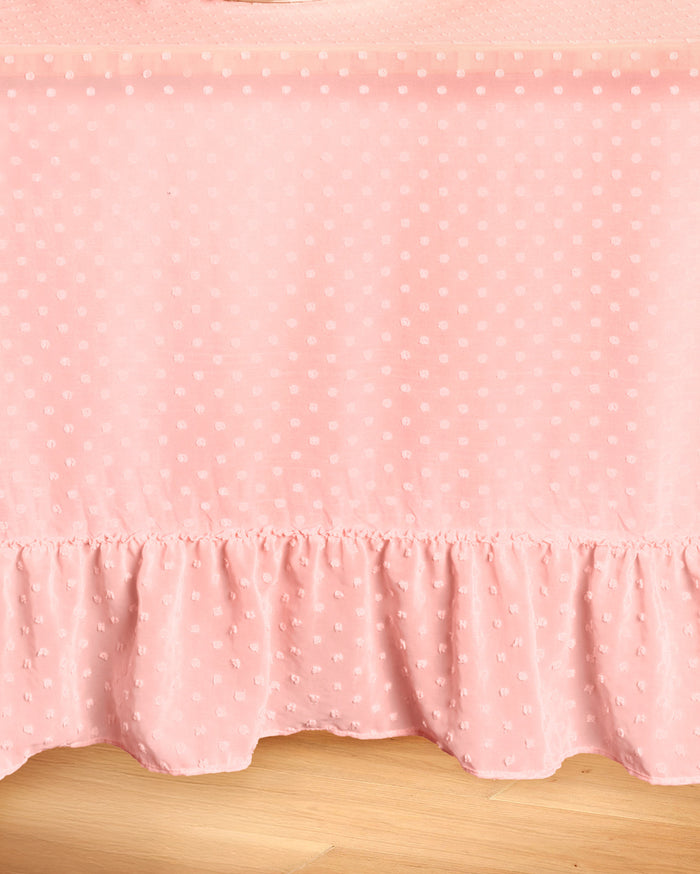 Tea Party Tablecloth - sheer polka dot tablecloth