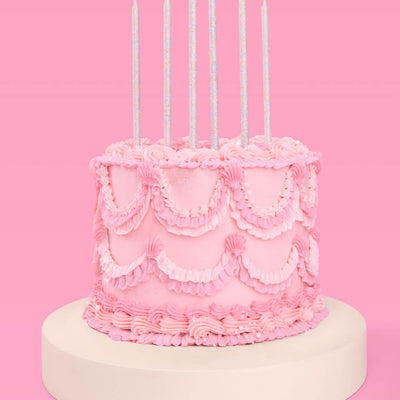 Shimmer Candles - iridescent glitter candles