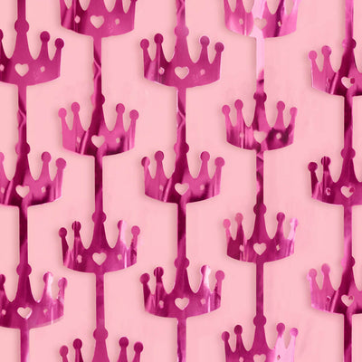 Princess Curtain - pink foil curtain