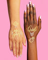 Bride Tribe Tats - 24 foil temporary tattoos