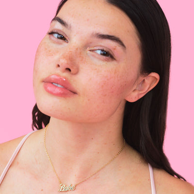 Xo nameplate hotsell necklace