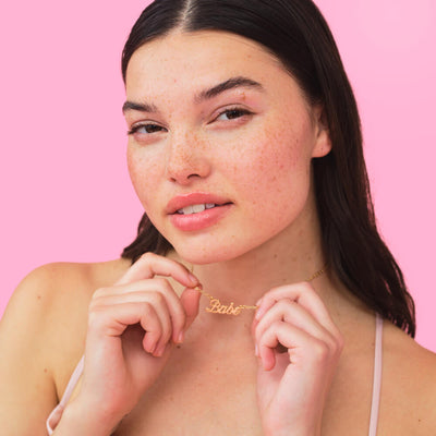 Babe Necklace Pack - 4 gold necklaces