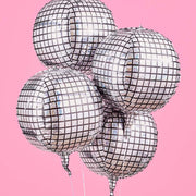It's Disco, Baby! Balloons - 4 disco ball balloons