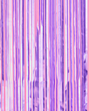 Euphoria Curtain - matte purple foil curtain